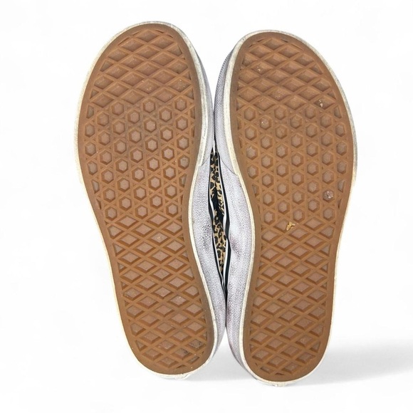 Girls Cheetah Print Vans – Size 1.5 – Skater Style - Picture 6 of 8